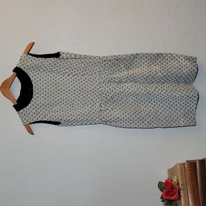 Handmade Vintage Silver Pattern Pleated Sleeveless Evening Dress XS-S